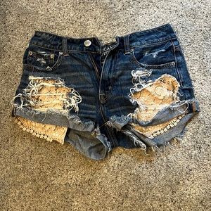 American eagle jean shorts